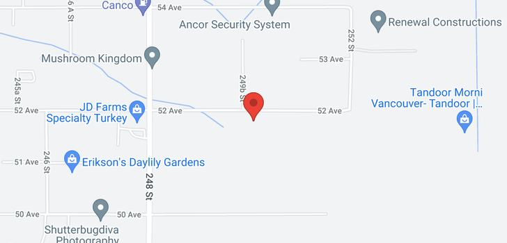 map of 25013 52 AVENUE